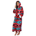 Women's Romanta Plush Coral Fleece Aztec Zippered Lounger