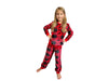 Children's Fleece Plaid Pajama Set