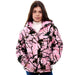 Toddlers Camo Sherpa Lined Zip Up Hooded Jacket